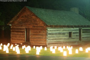 Luminaries at Shiloh, April 7, 2012 Photograph by Newt Rayburn