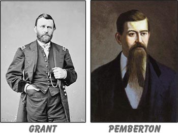Union General Ulysses S. Grant was occupying Oxford in December of 1862, while Confederate General John C. Pemberton was based in Grenada. Their troops were fighting at all points in between, but especially in Coffeeville.
