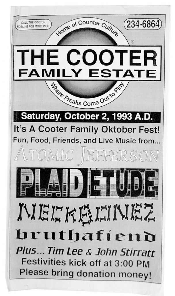 The Cooter Family Estate Flyer