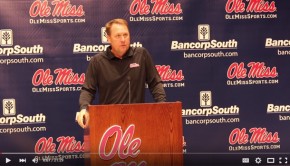 Hugh Freeze on October 19, 2015. Photograph by Newt Rayburn - © 2015 The Local Voice