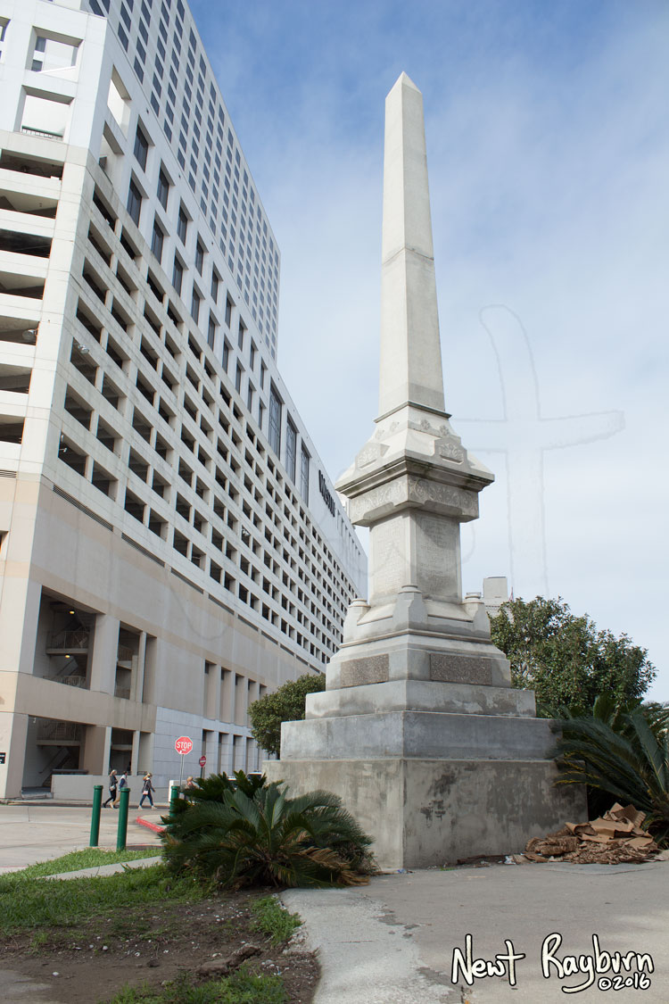 The Battle of Liberty Place monument in New Orleans, Louisiana, January 2, 2016. Photograph © 2016 Newt Rayburn - newtrayburn@gmail.com