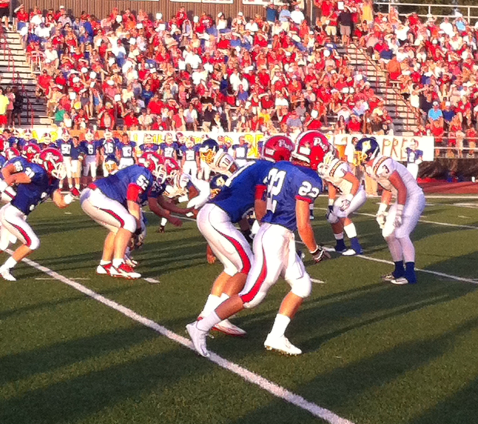 Oxford Chargers vs. Jackson Prep, August 22, 2014. Photograph by Carver Rayburn.