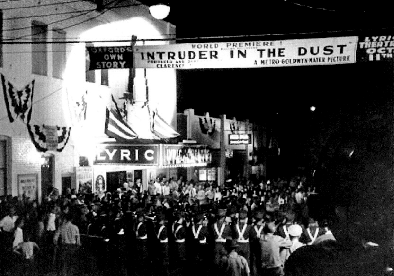 John cofield s photo of the week night scene on the square 1961